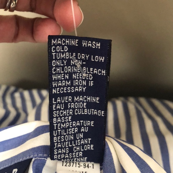 NWT GAP striped shirt dress - Picture 4 of 5